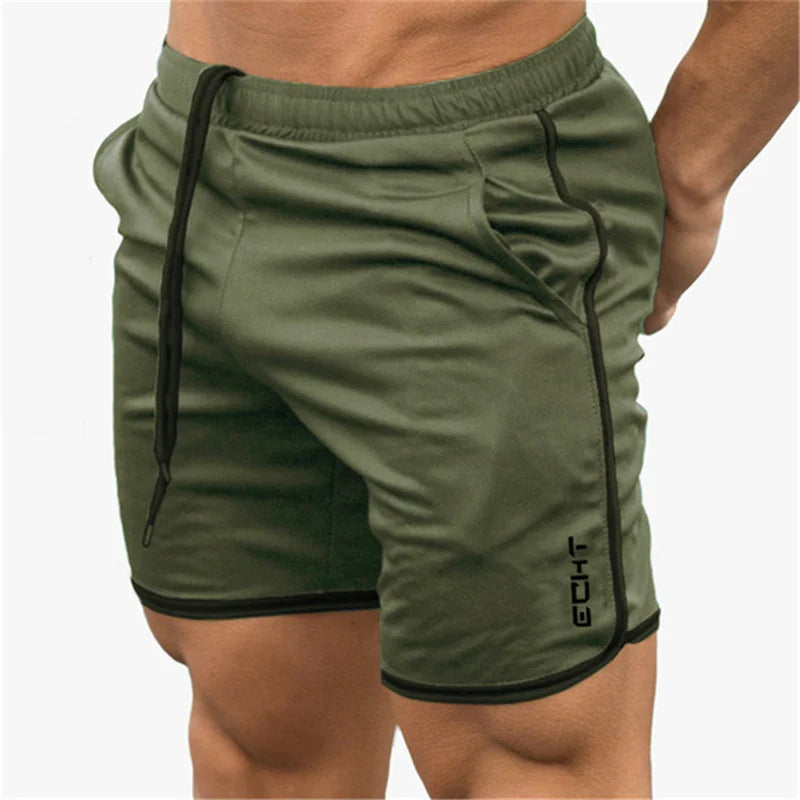 Gyms Workout Male Breathable Mesh shorts