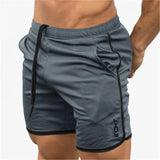 Gyms Workout Male Breathable Mesh shorts